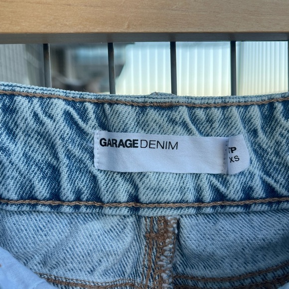 Denim Cargo Mini Skirt (Garage Clothing) - Picture 2 of 3